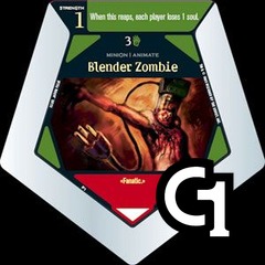 Blender Zombie (unique card)